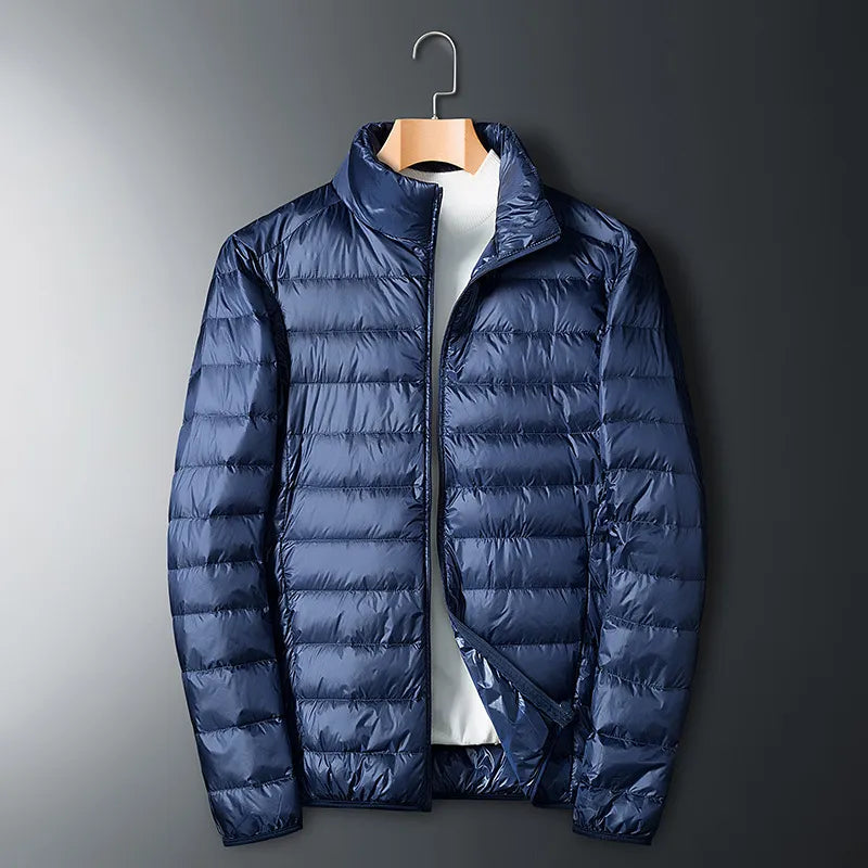 Chaqueta ligera hombre cuello contemporánea cálida resistente versátil elegante - Kalet