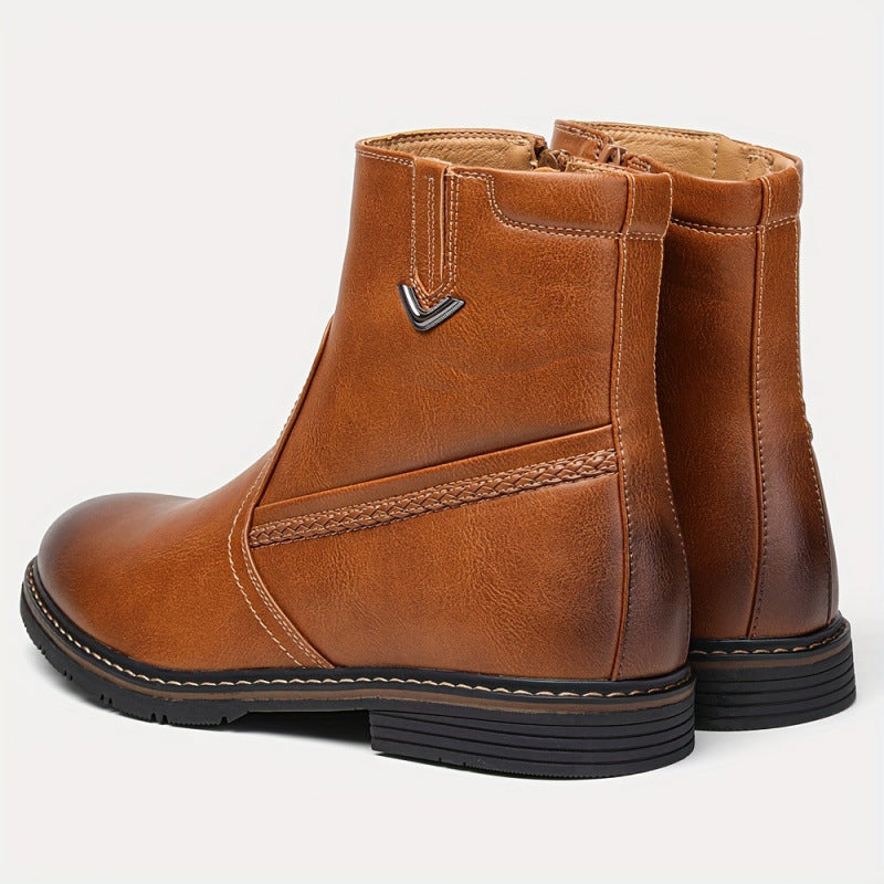 Botines para hombre efecto piel lisa - Renwick