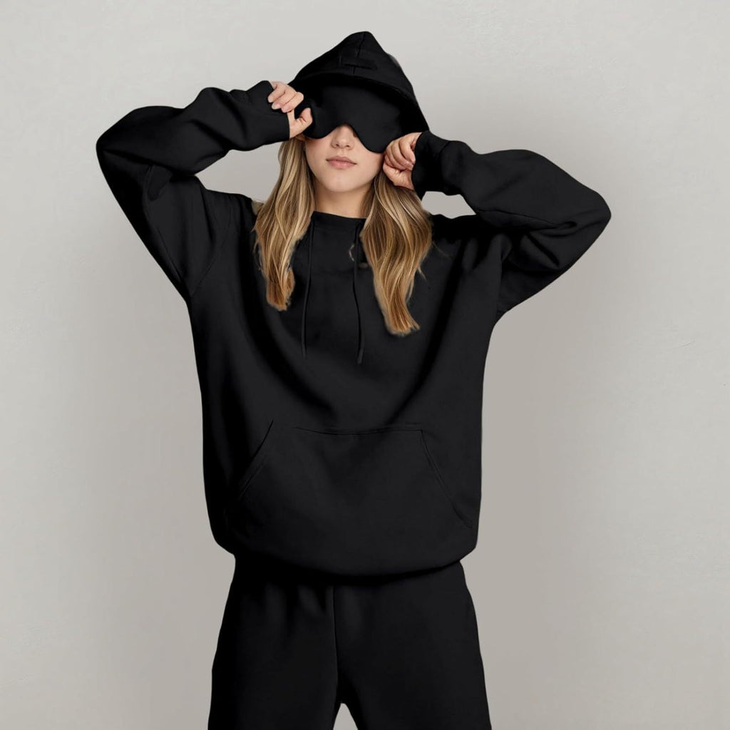 Conjunto de sudadera y jogger de corte relajado - Nina