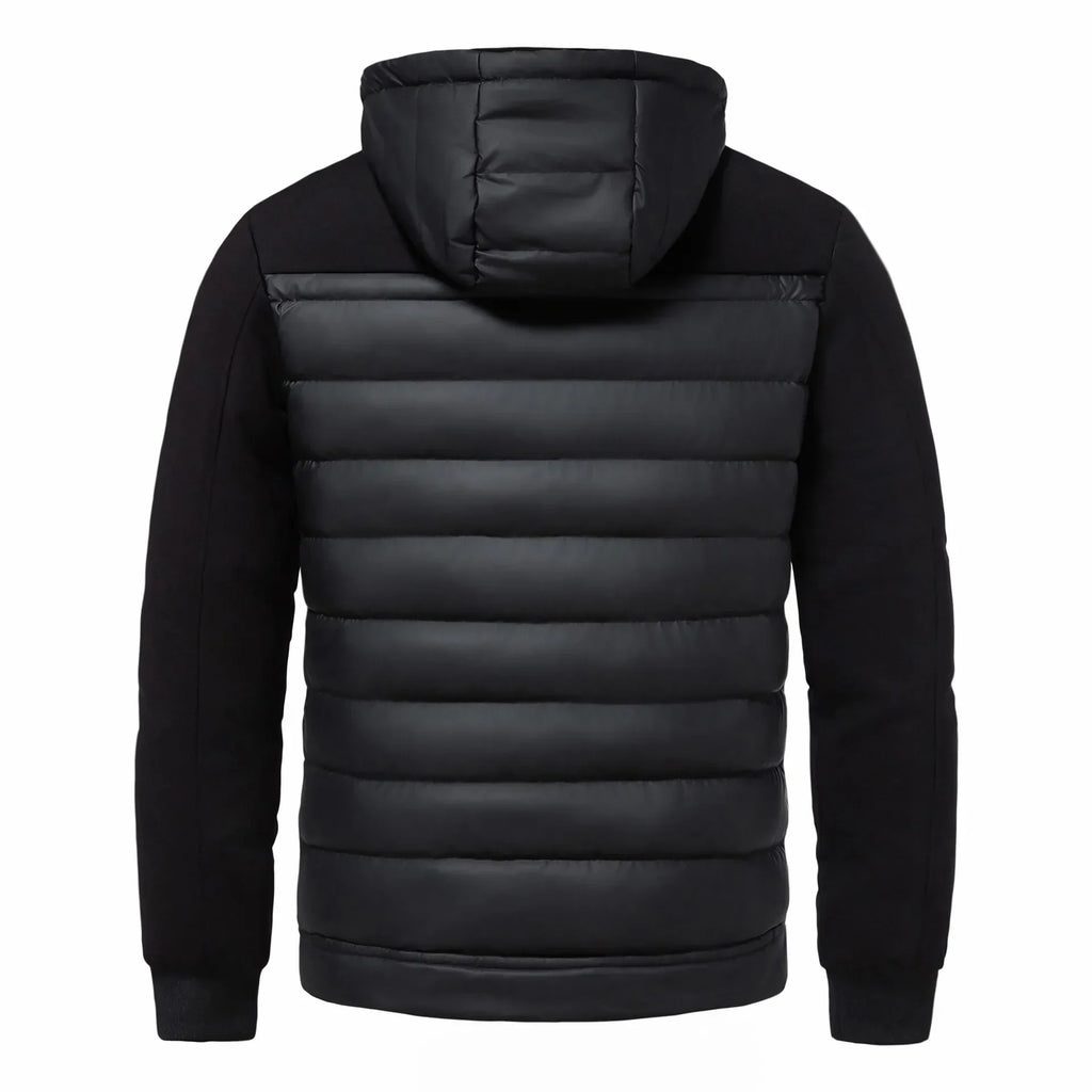 Abrigo invierno hombre informal capucha algodón contemporáneo cálido versátil - Luc