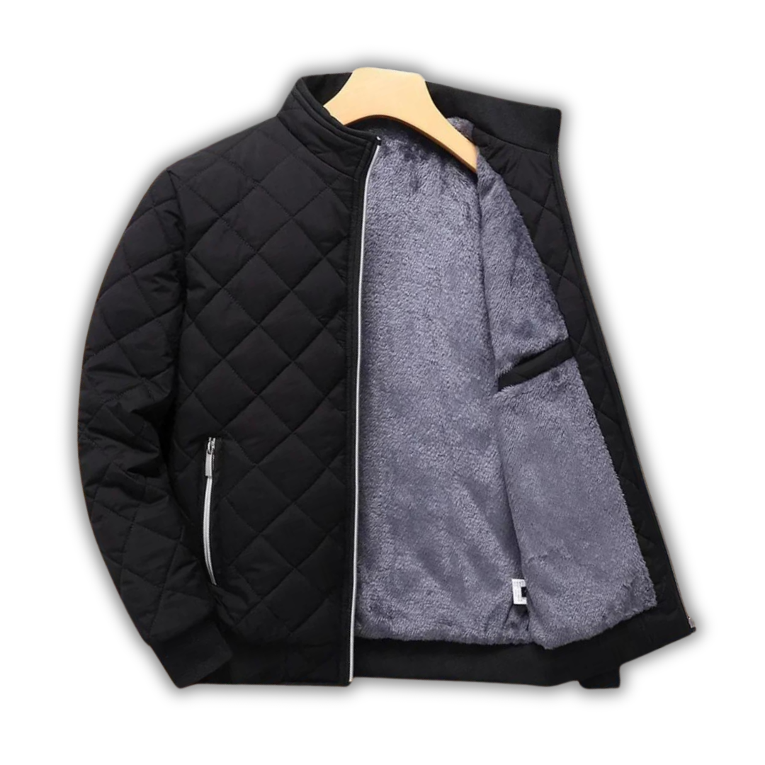 Chaqueta acolchada hombre forro polar cálida moderna confortable elegante - Aurel