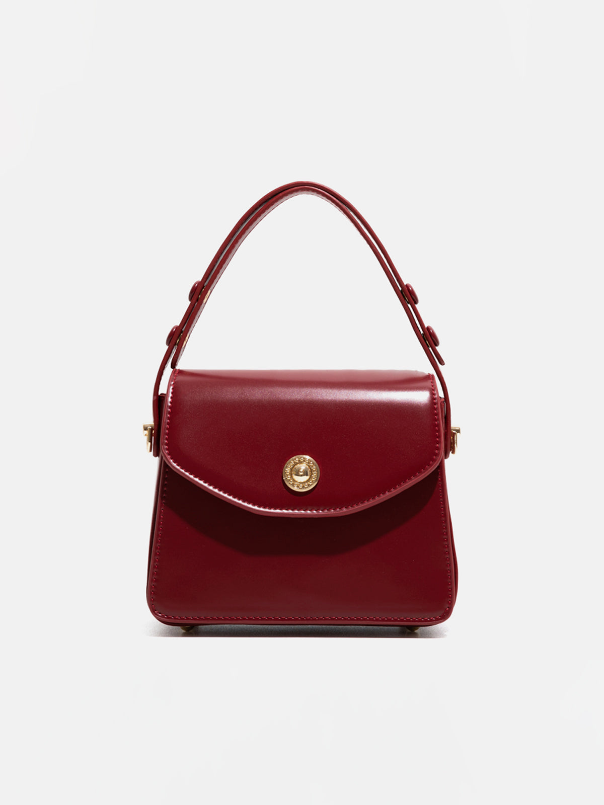 Bolso para mujer de mano con solapa y acabado elegante