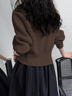 Cárdigan de punto para mujer de diseño envolvente - Ragnhild