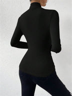 Camiseta de tejido para mujer cuello cruzado - Sigrunel