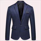 Blazer hombre elegante poliéster corte clásico versátil oficina eventos - Magnus