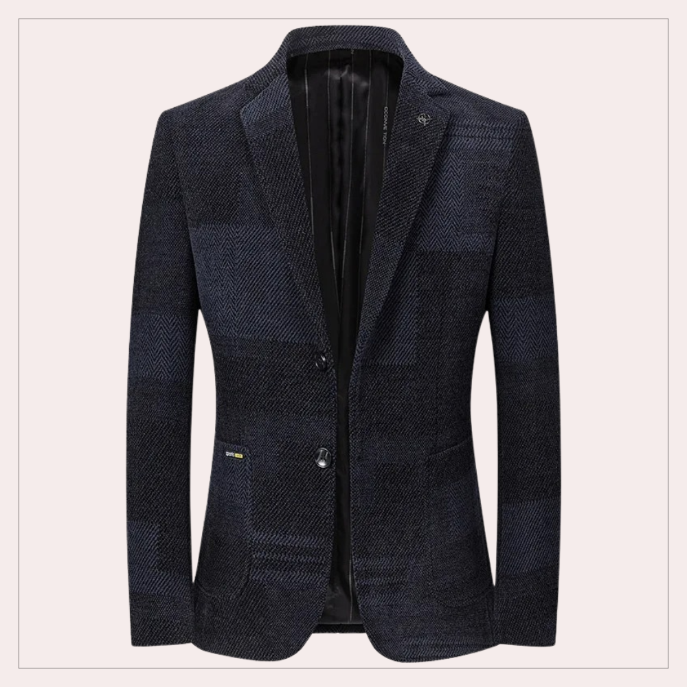 Blazer hombre elegante poliéster corte clásico sofisticado versátil diario - Nikolai