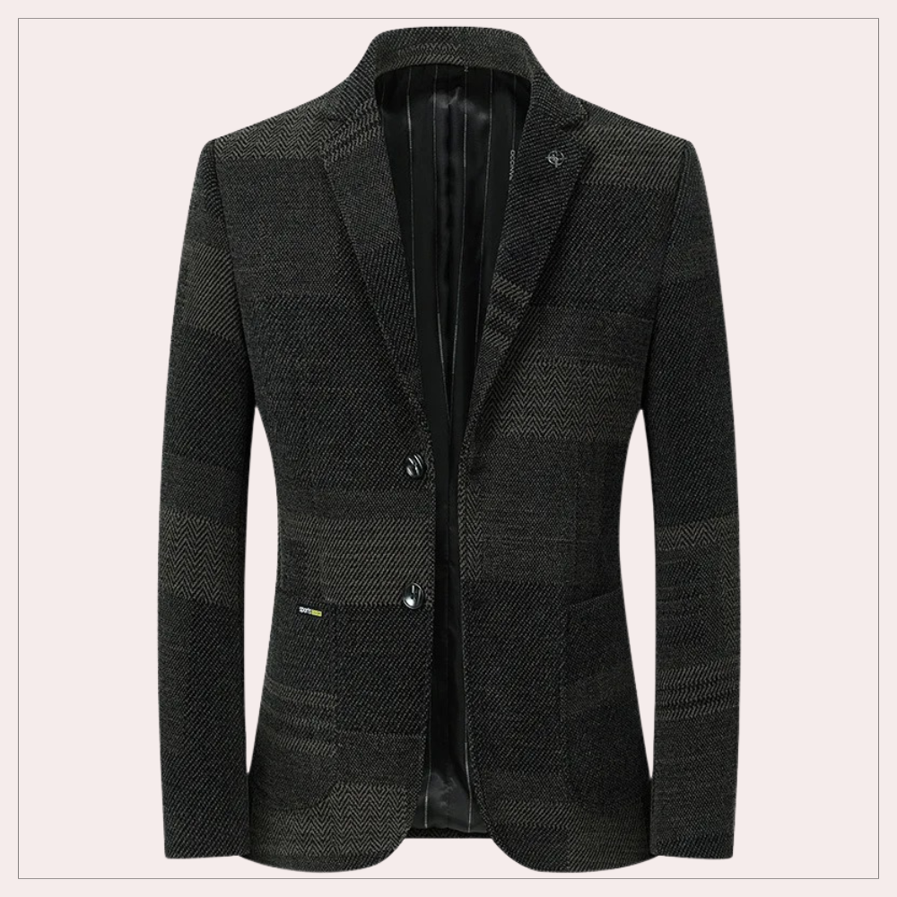 Blazer hombre elegante poliéster corte clásico sofisticado versátil diario - Nikolai