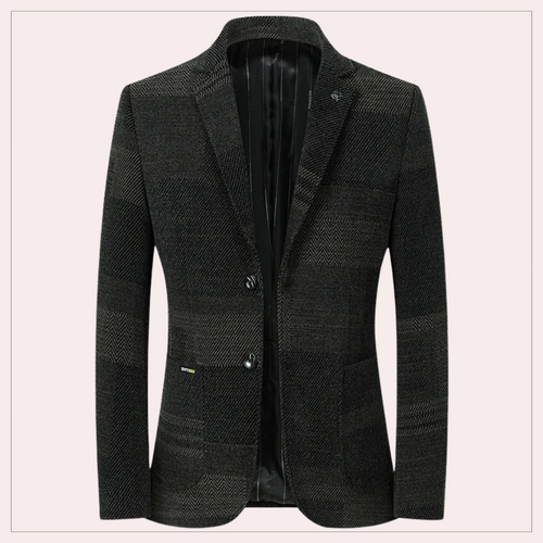 Blazer hombre elegante poliéster corte clásico sofisticado versátil diario - Nikolai