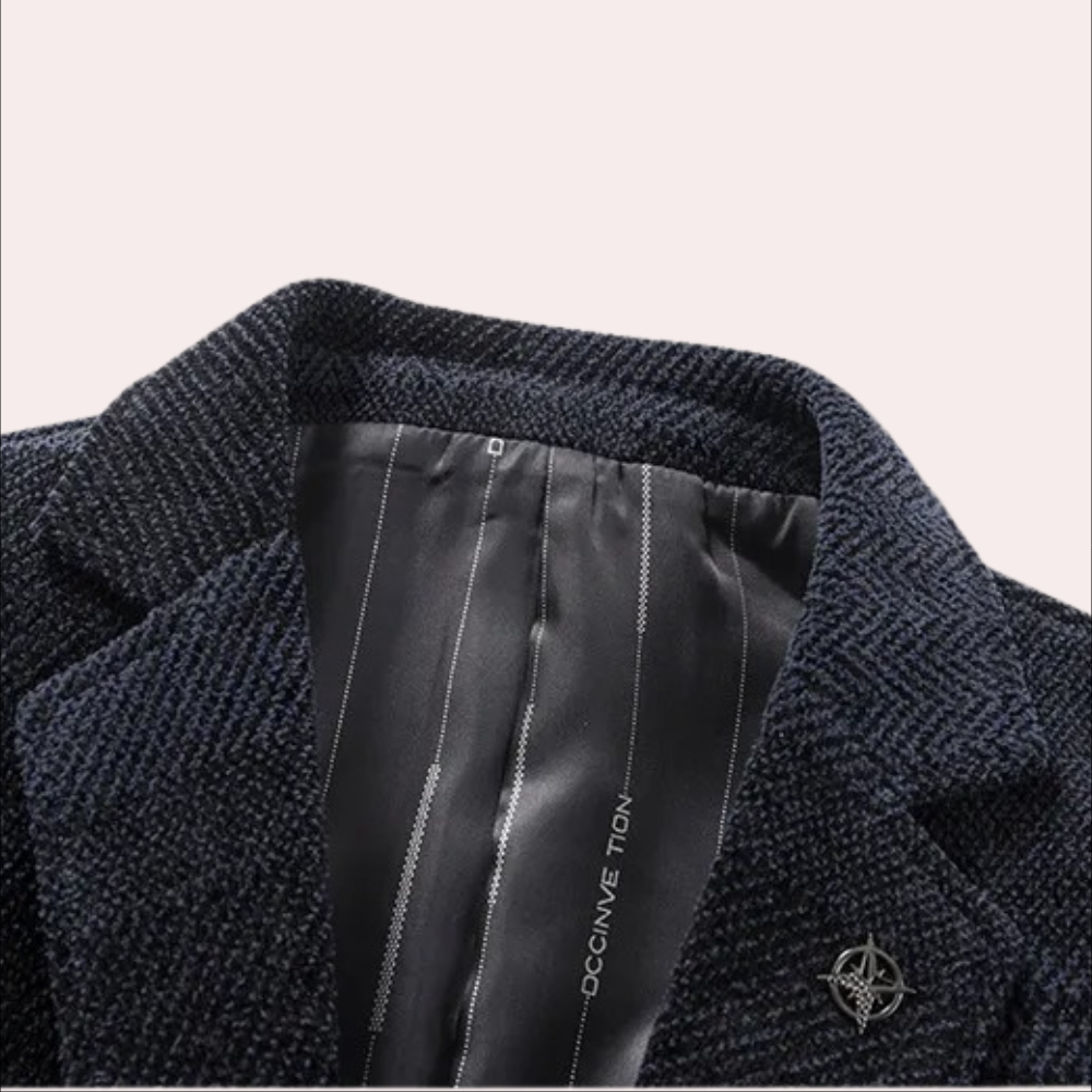 Blazer hombre elegante poliéster corte clásico sofisticado versátil diario - Nikolai