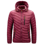 Chaqueta outdoor hombre ligera aislante cortaviento repelente aventura resistente - Calvin