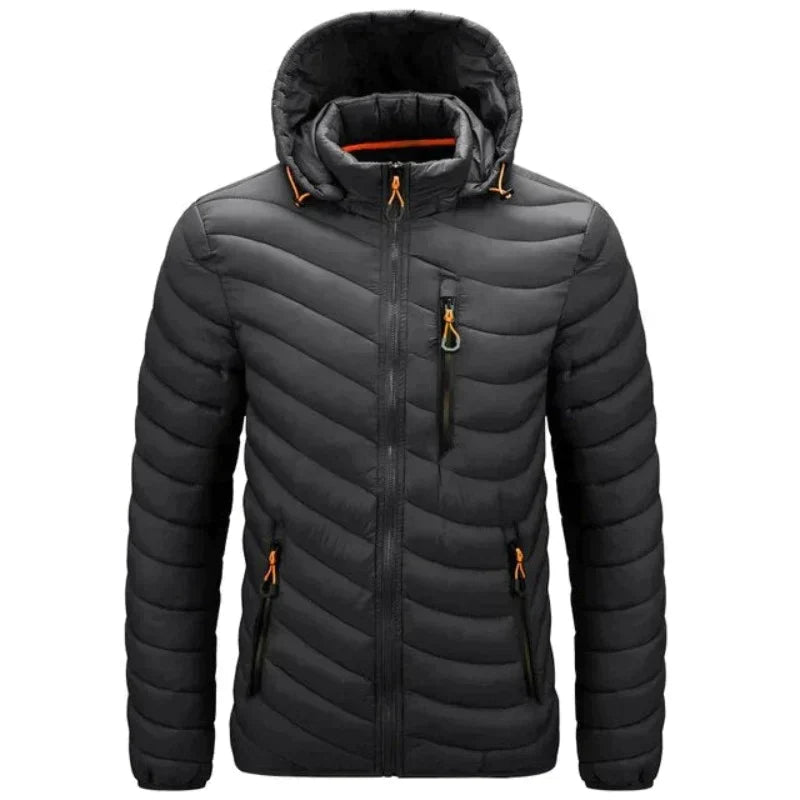 Chaqueta outdoor hombre ligera aislante cortaviento repelente aventura resistente - Calvin