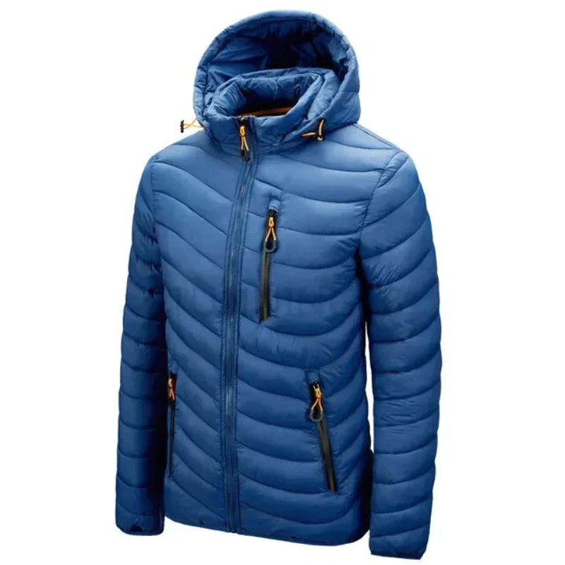 Chaqueta outdoor hombre ligera aislante cortaviento repelente aventura resistente - Calvin