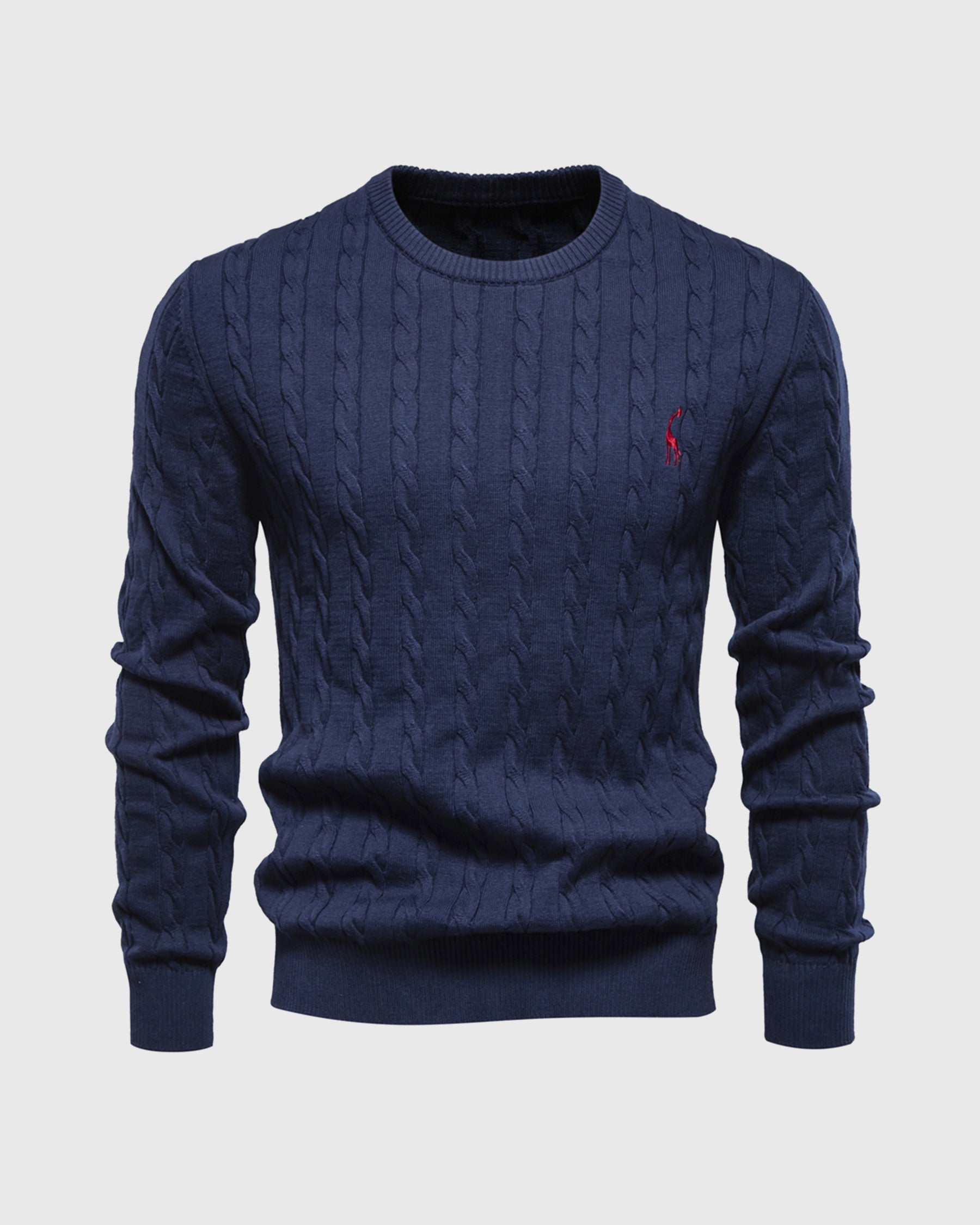 Suéter para hombre tejido de punto trenzado - Lioren