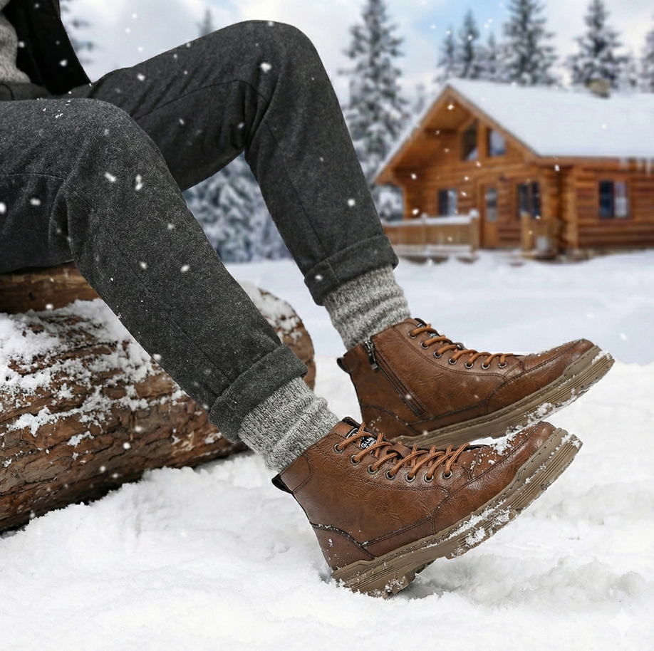 Botas de caña media para hombre estilo vintage - Brevik