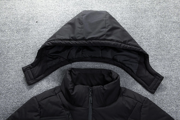 Chaqueta acolchada hombre capucha diseño urbano deportivo corte dinámico - Narel
