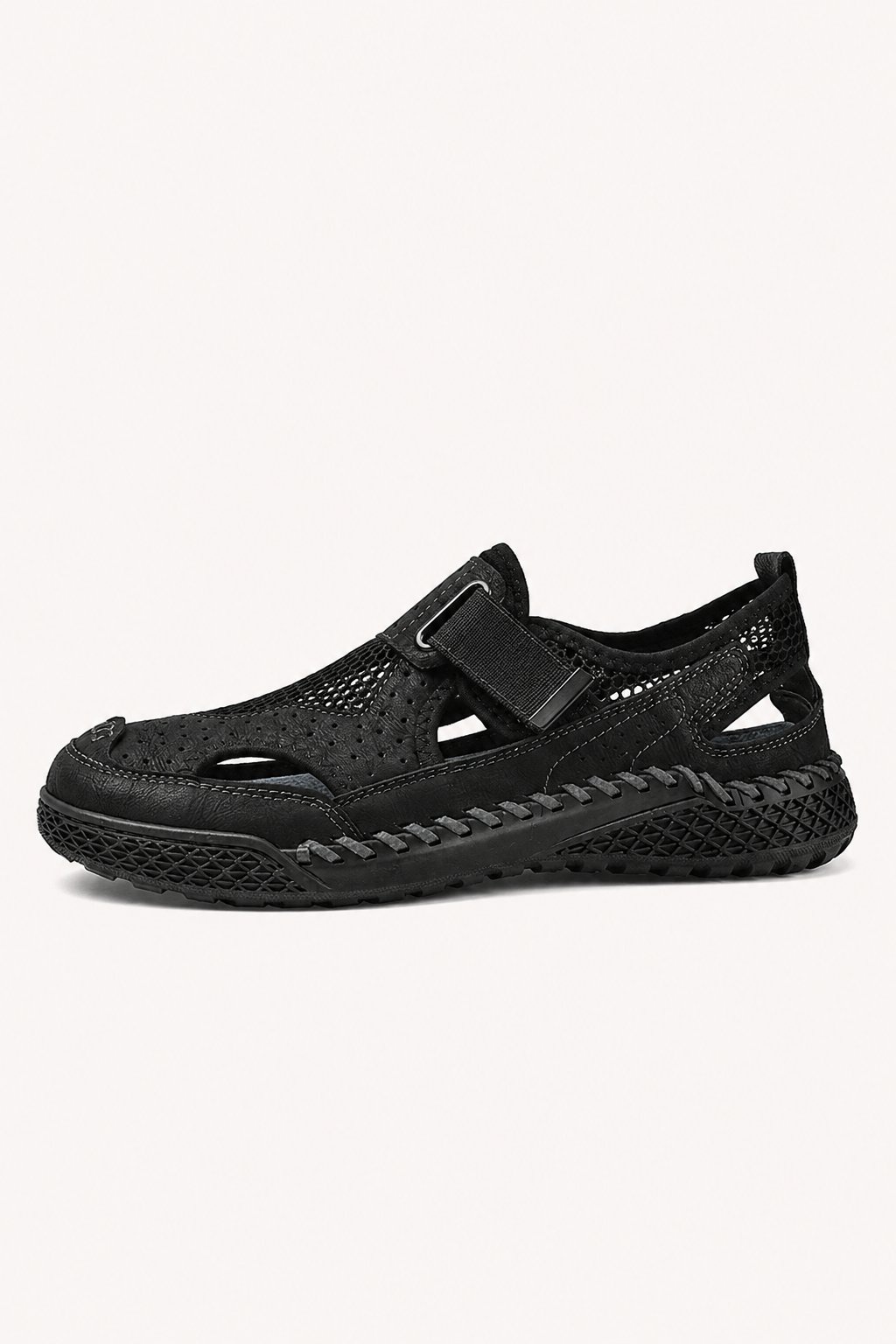 Sandalias cerradas hombre perforadas velcro suela gruesa – Lorenz