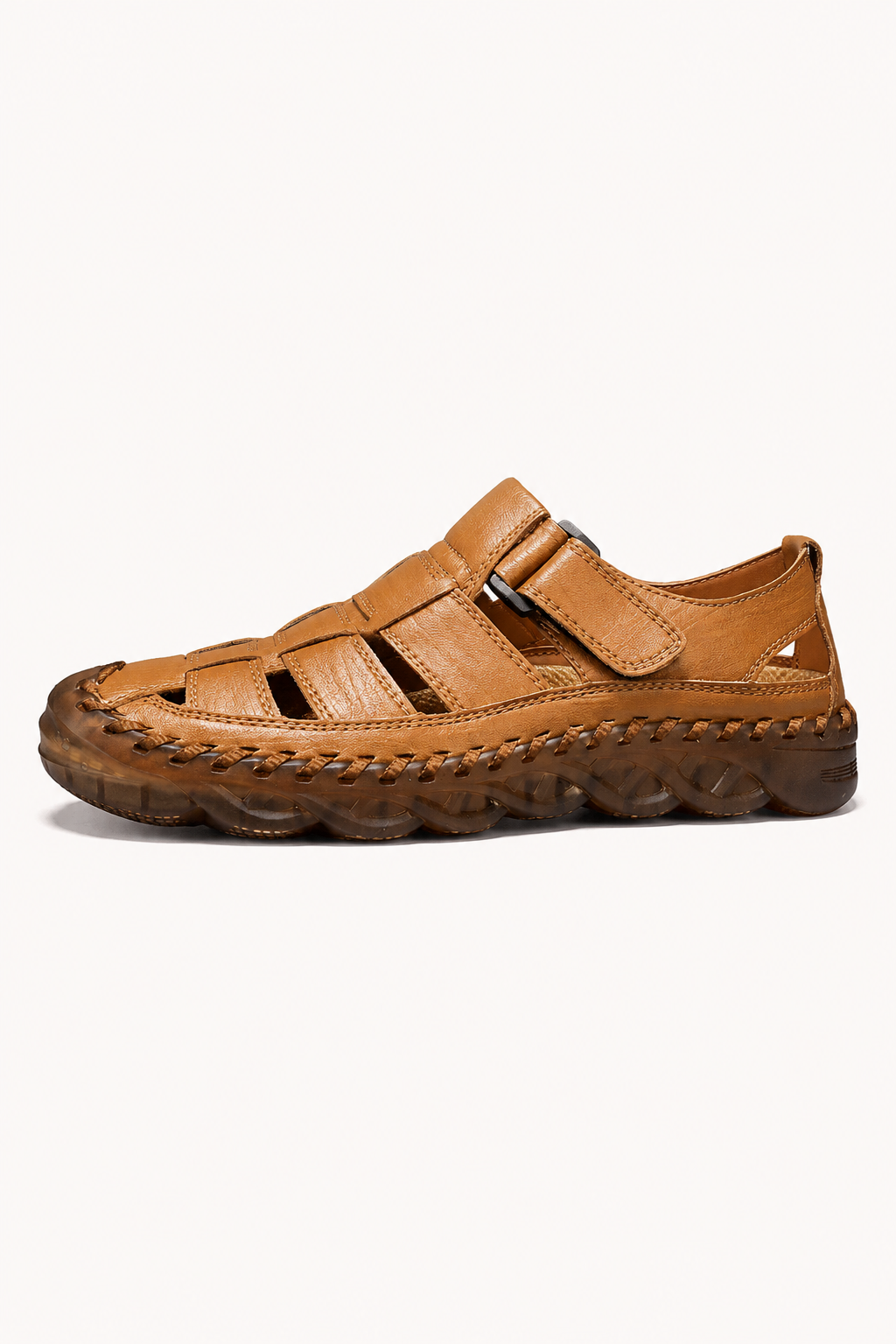 Sandalias cerradas hombre tiras anchas velcro suela gruesa – Oskar