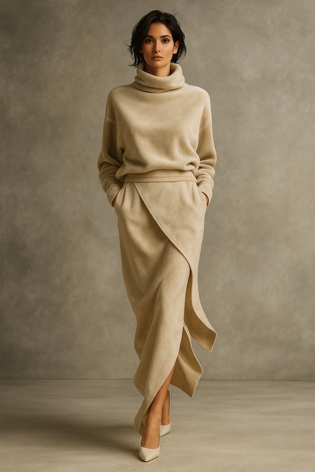 Elegante vestido de ante para mujer - Raelynn