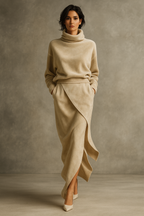 Elegante vestido de ante para mujer - Raelynn