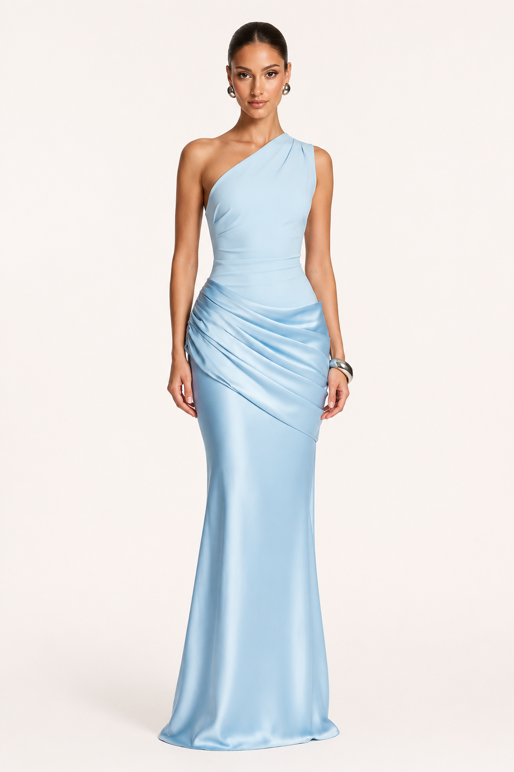 Vestido largo mujer gala ajuste entallado sofisticado noche – Selena
