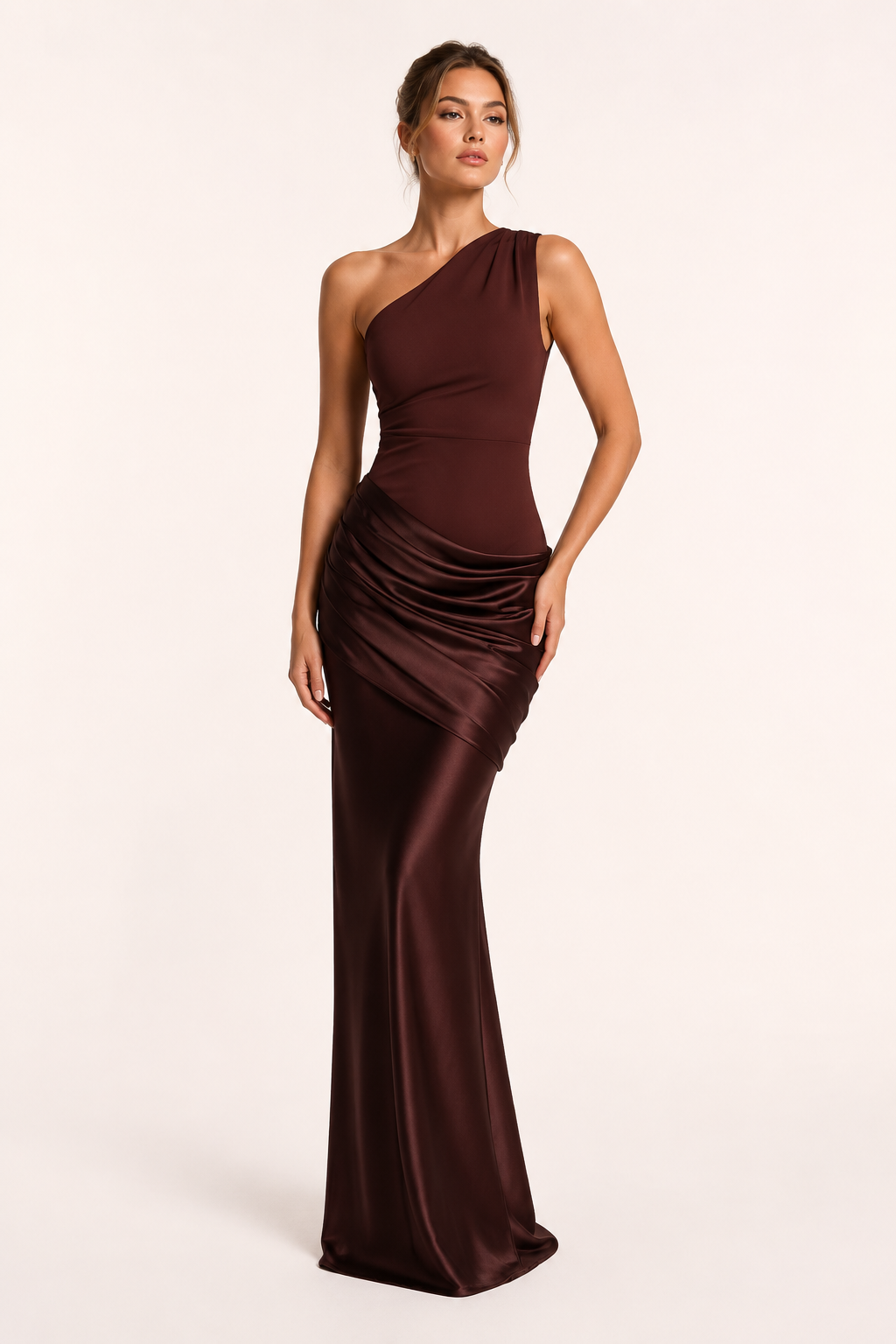 Vestido largo mujer gala ajuste entallado sofisticado noche – Selena