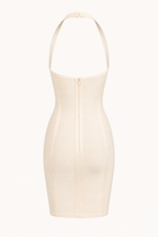 Vestido corto bandage mujer escote corazón ceñido – Irma