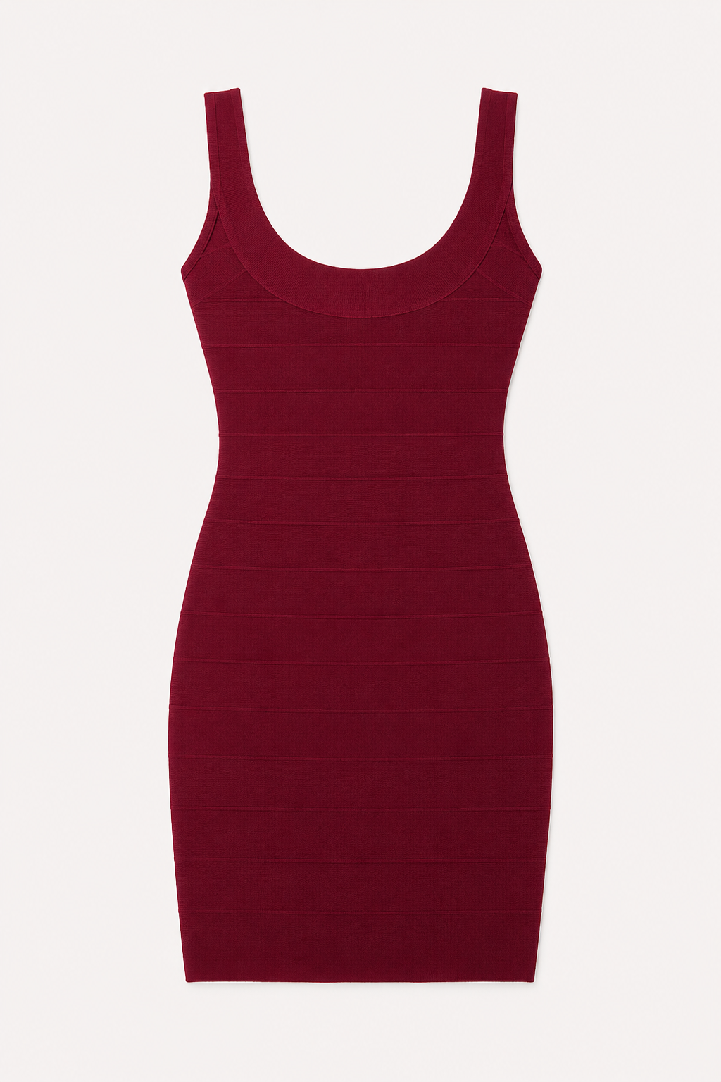 Vestido bandage corto mujer tirantes anchos escote redondo – Bianca