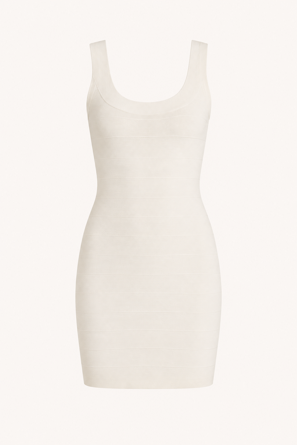 Vestido bandage corto mujer tirantes anchos escote redondo – Bianca