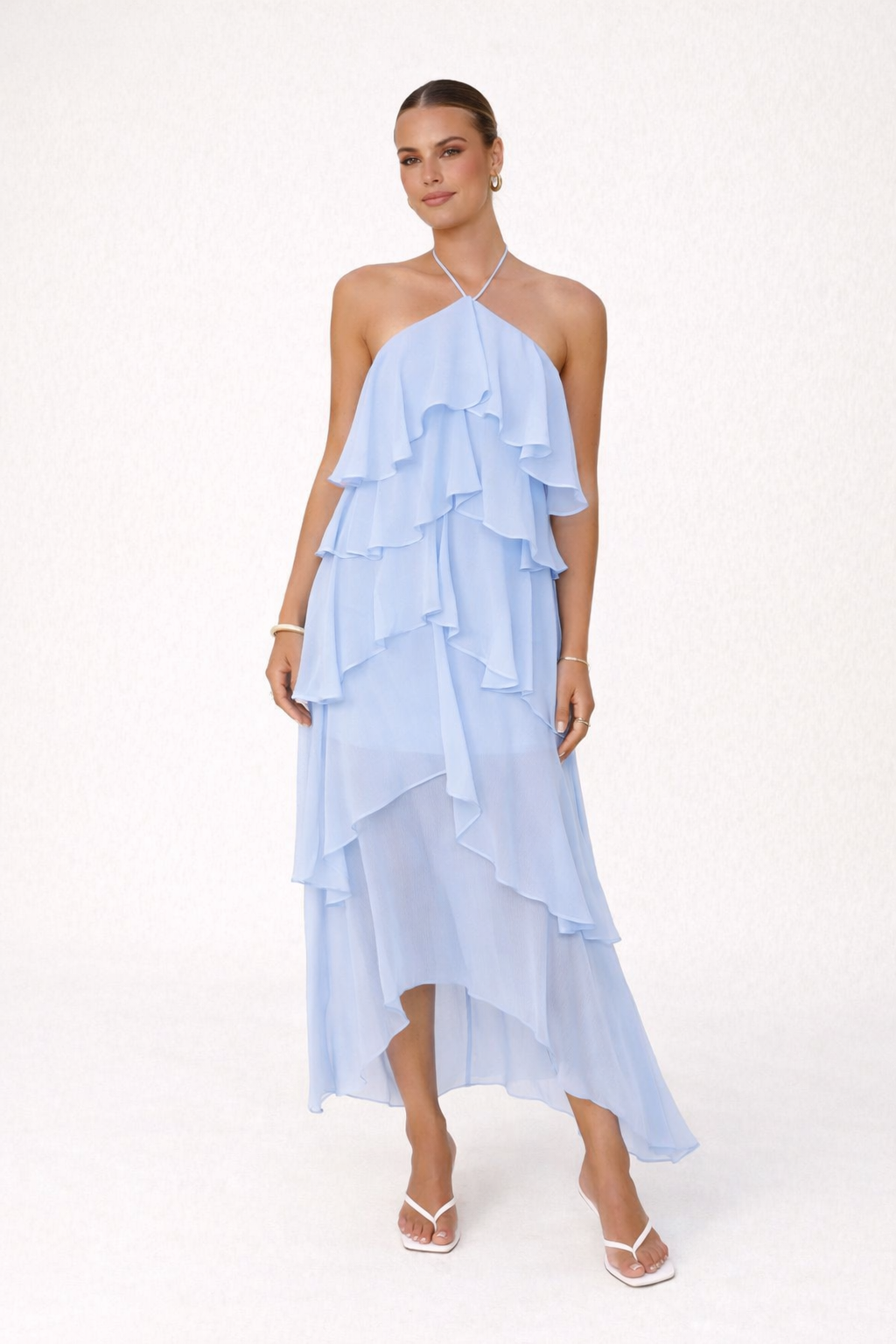 Vestido largo halter mujer fiesta elegante verano - Kimberly