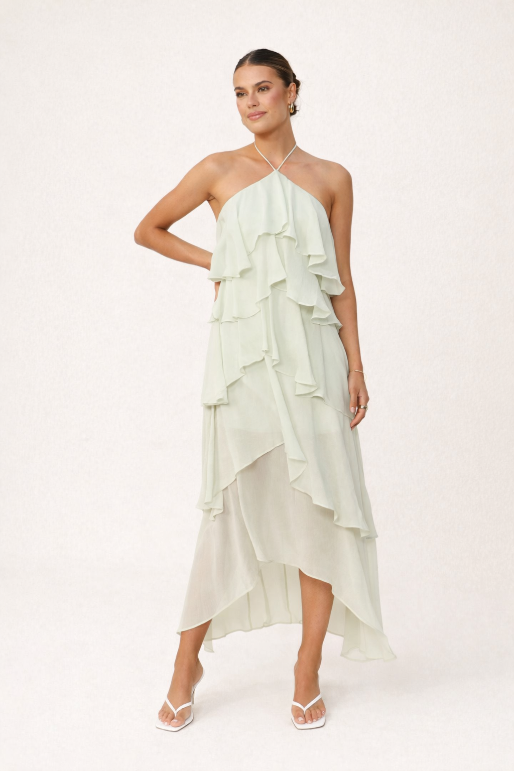 Vestido largo halter mujer fiesta elegante verano - Kimberly