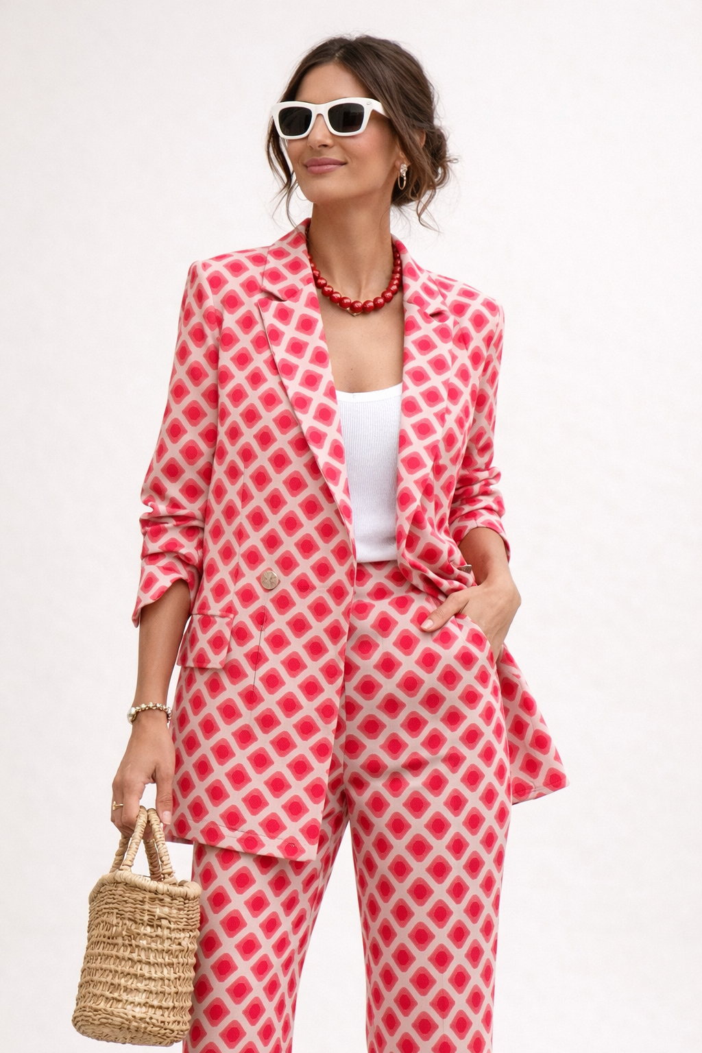 Conjunto dos piezas para mujer estampado moderno - Hanna