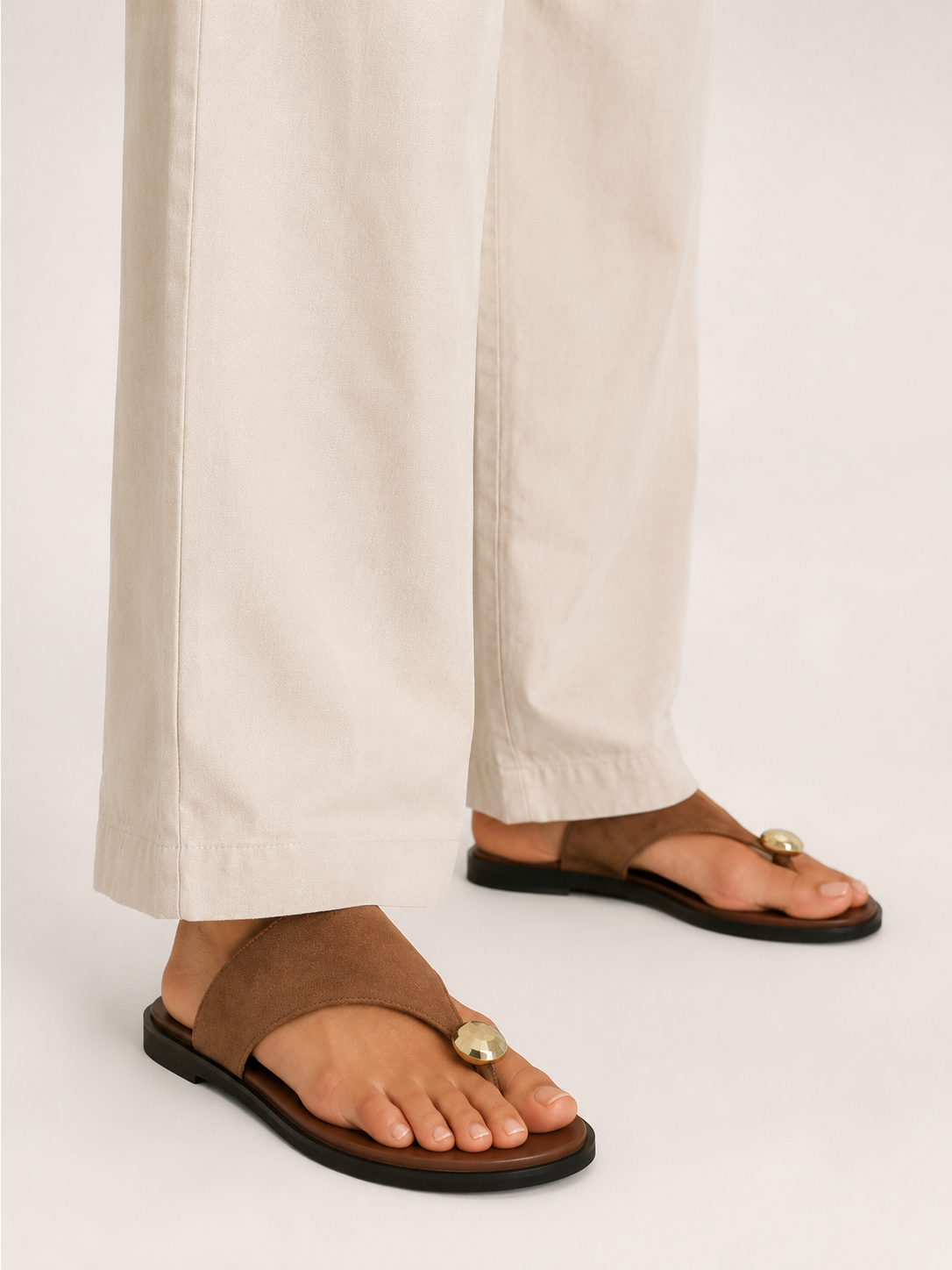 Sandalias ultraligeras mujer minimalistas detalle decorativo – Valeria