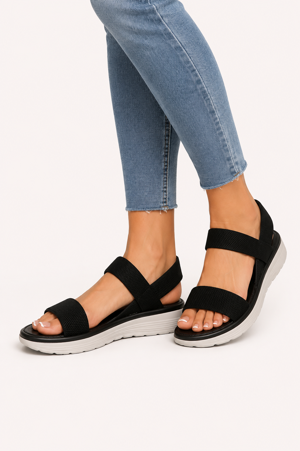 Sandalias ortopédicas mujer cuña cómoda tiras cruzadas – Gerlinde
