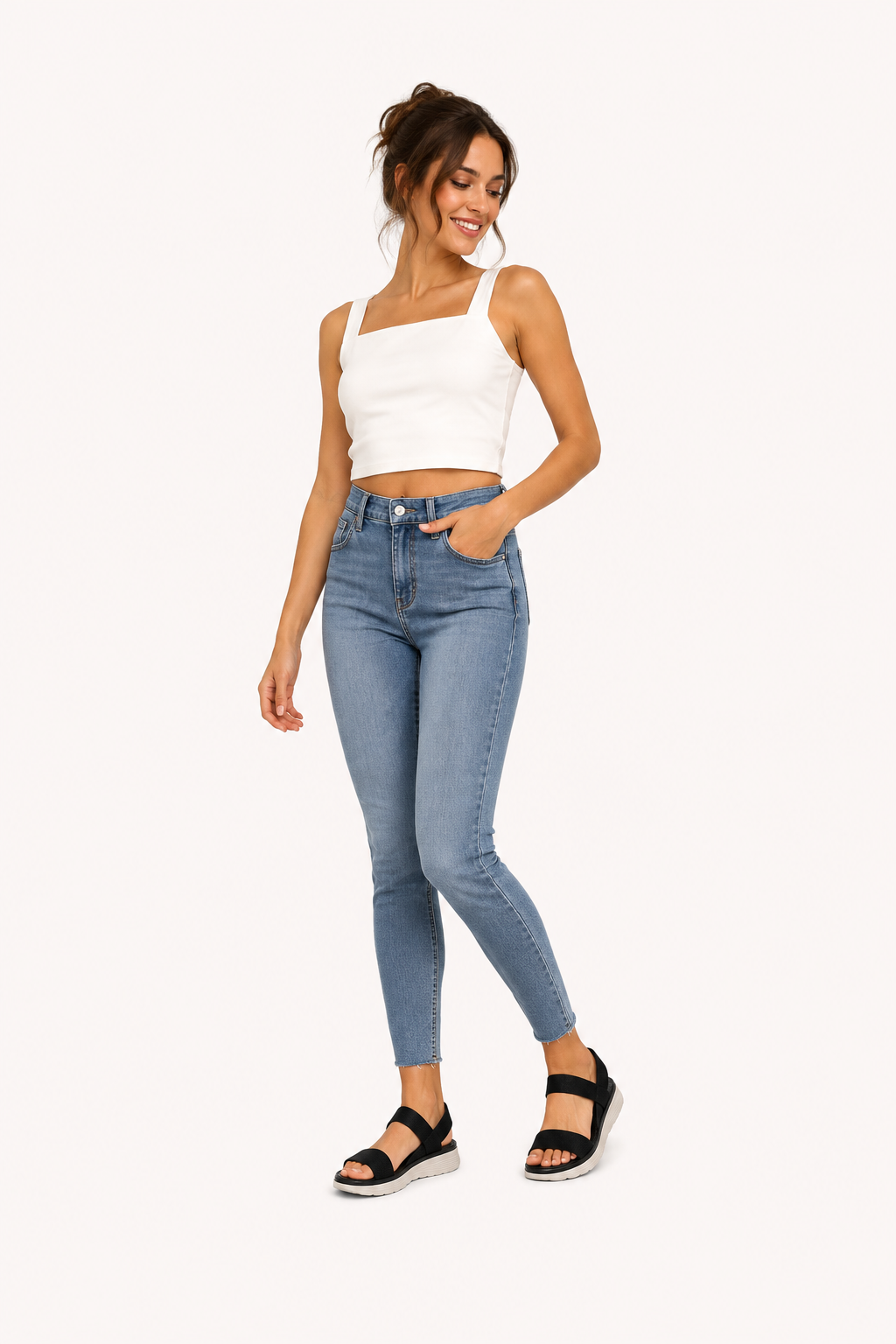 Sandalias ortopédicas mujer cuña cómoda tiras cruzadas – Gerlinde