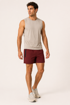 Short deportivo hombre cintura elástica bolsillo con cierre – Gaspar
