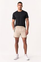 Short deportivo hombre cintura elástica bolsillo con cierre – Gaspar