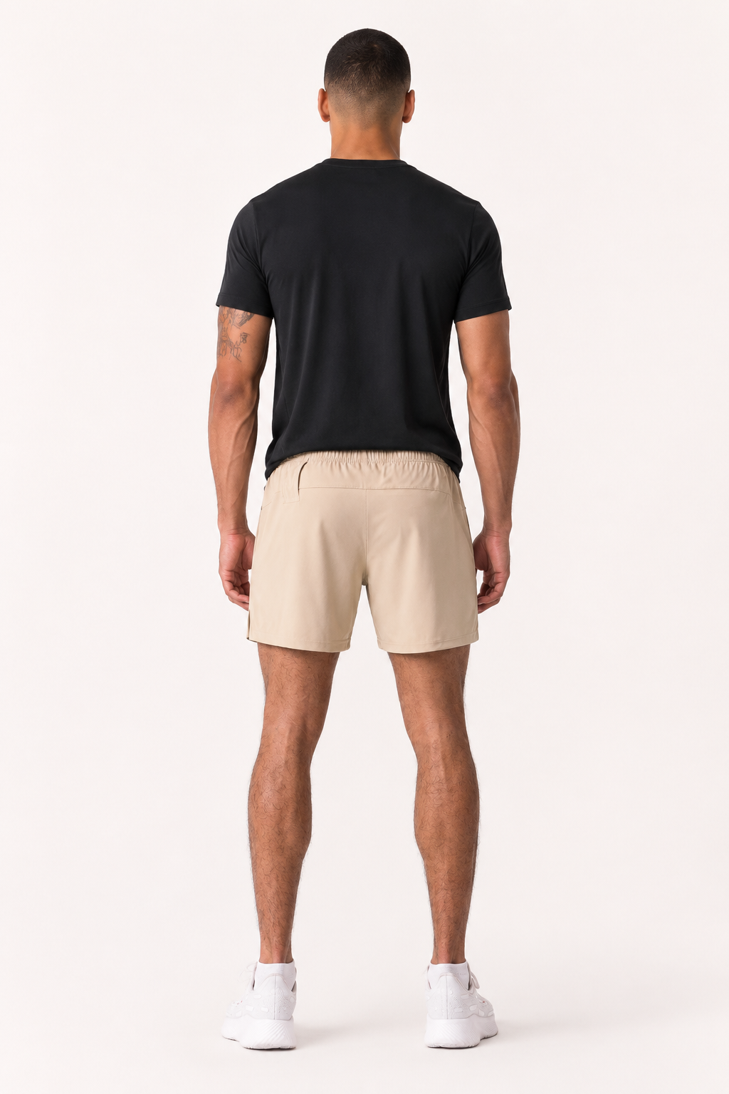 Short deportivo hombre cintura elástica bolsillo con cierre – Gaspar