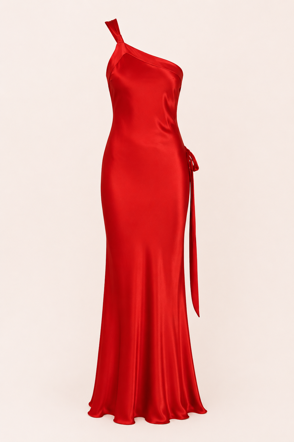 Vestido largo mujer un hombro asimétrico elegante – Annelie