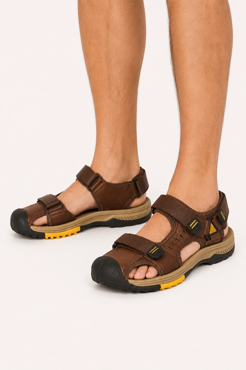 Sandalias hombre punta cerrada suela gruesa trekking – Falko