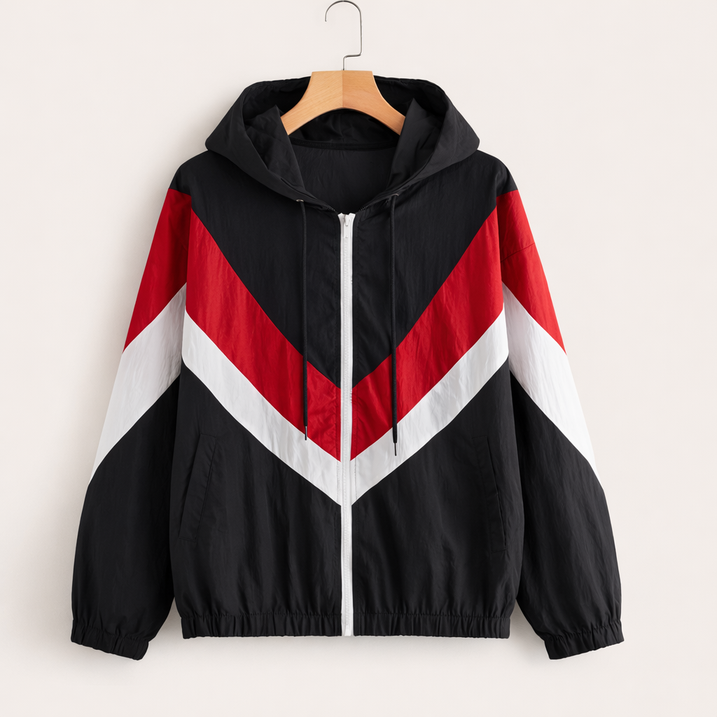 Chaqueta deportiva para mujer con capucha y cierre de cremallera - Zirel