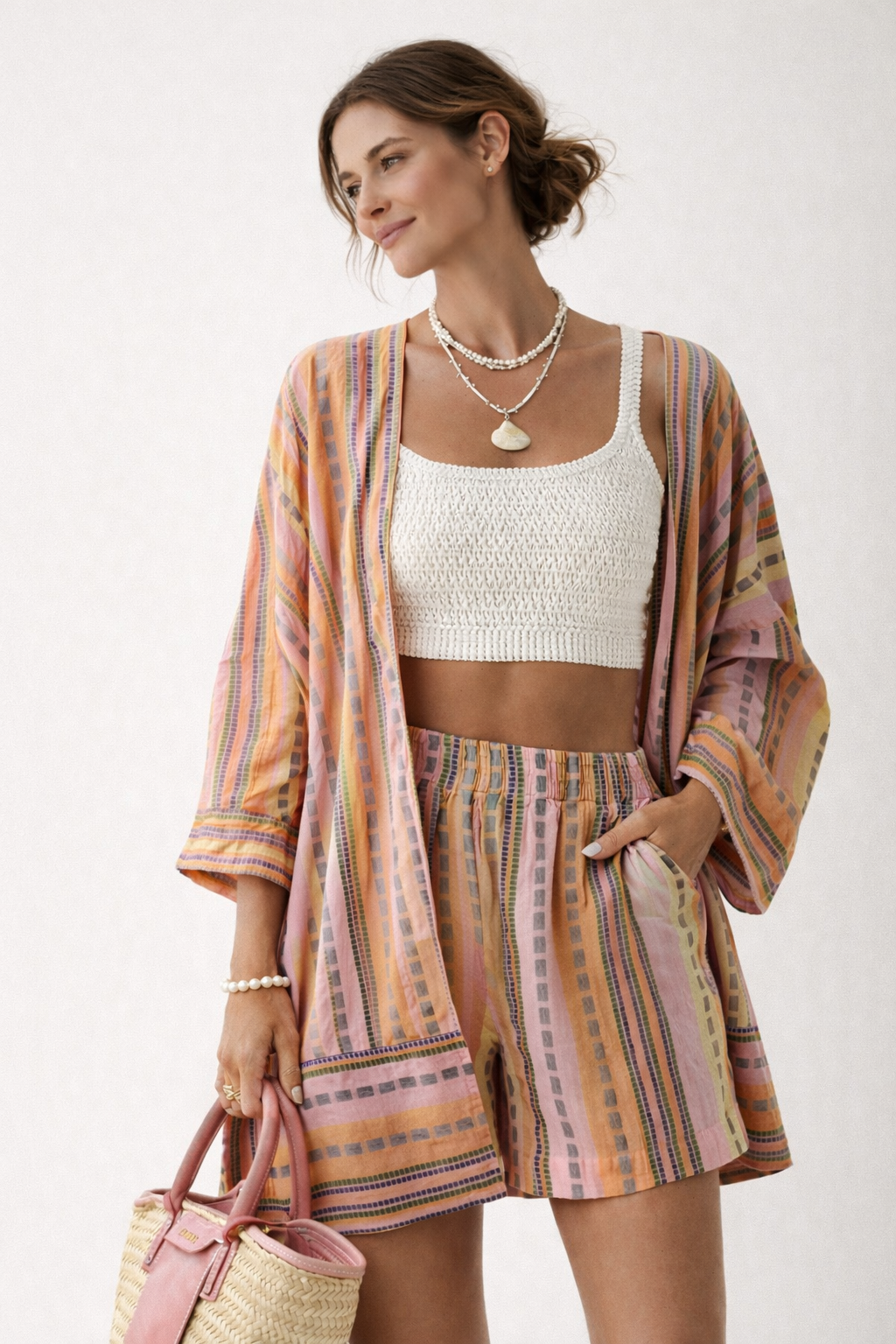 Conjunto estampado de bohemio para mujer - Capri