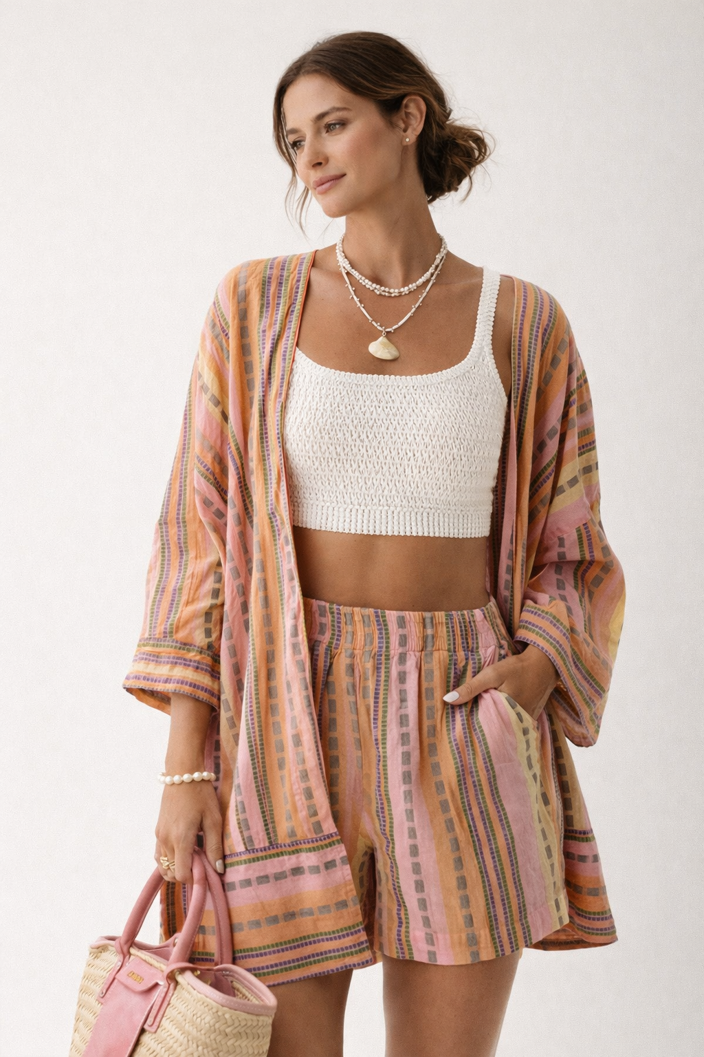 Conjunto estampado de bohemio para mujer - Capri