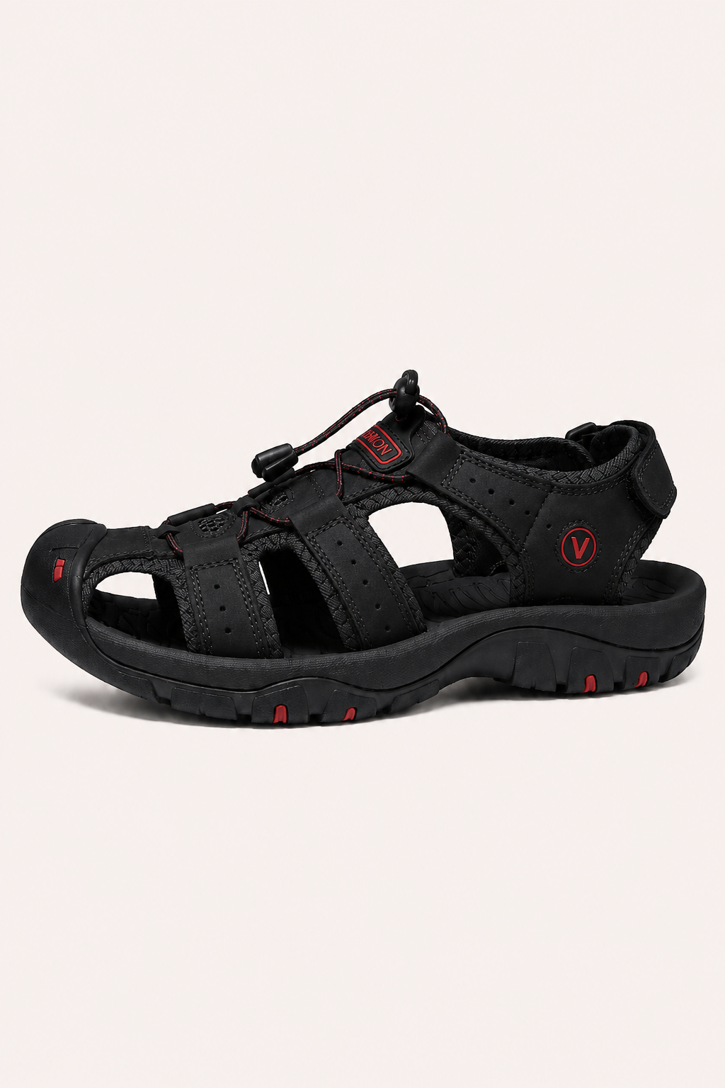 Sandalias hombre trekking puntera reforzada cordón ajuste rápido – Víktor