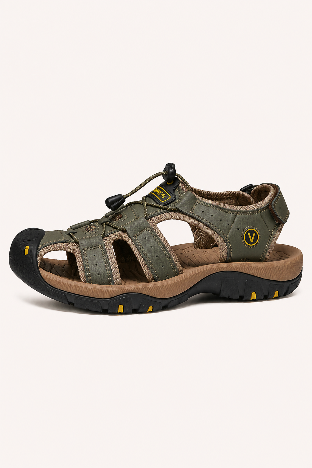 Sandalias hombre trekking puntera reforzada cordón ajuste rápido – Víktor
