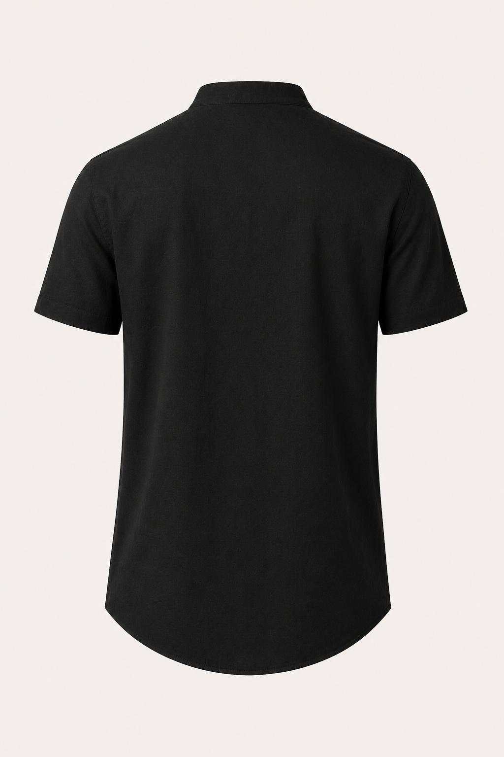 Camisa manga corta hombre cuello mao botonadura completa – Lorenz