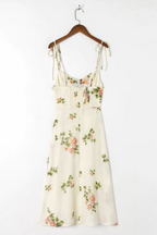 Vestido midi para mujer estampado floral ligero primavera - Lirena