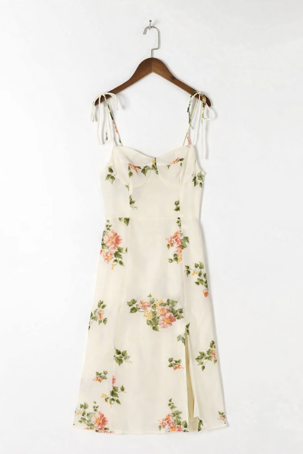 Vestido midi para mujer estampado floral ligero primavera - Lirena
