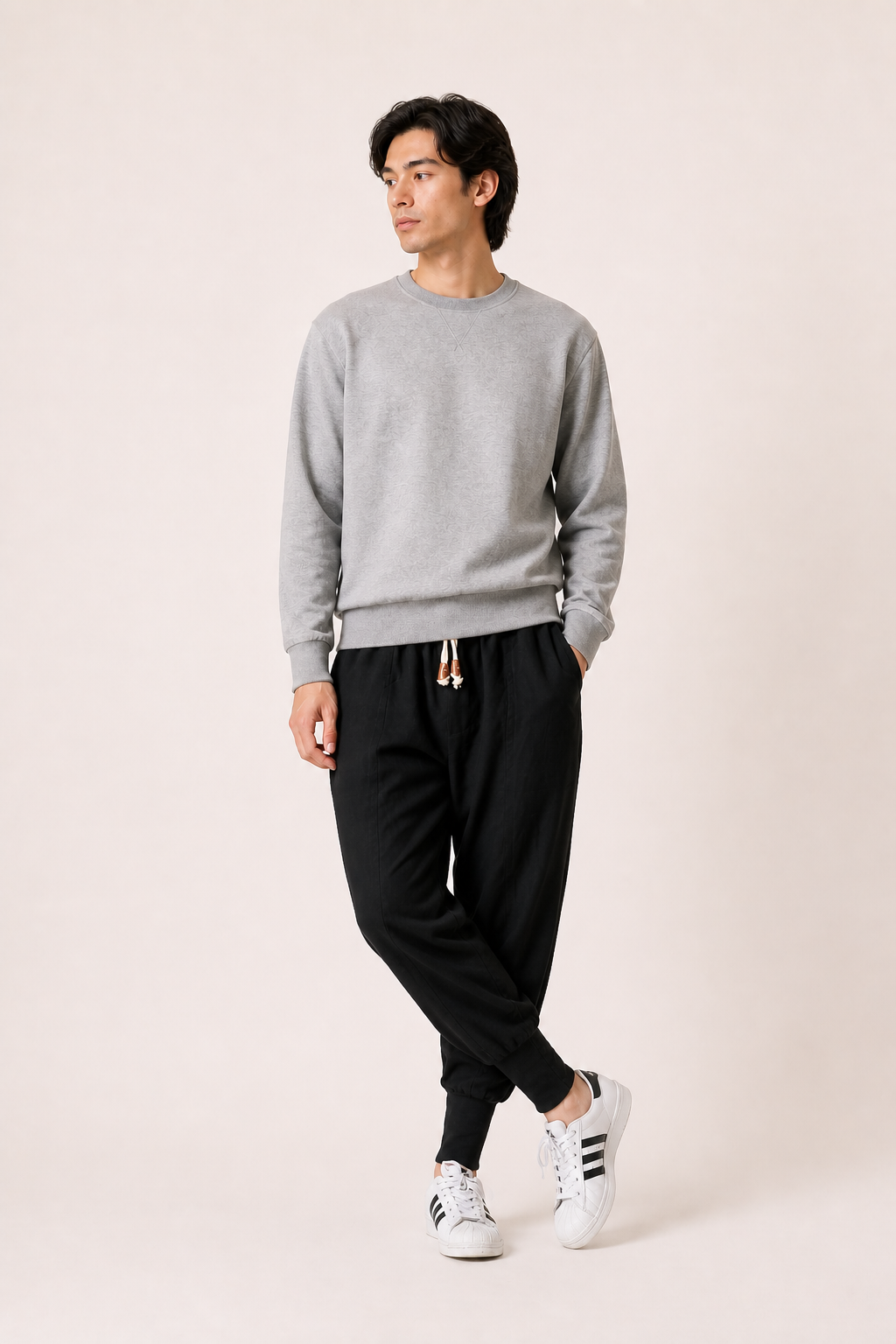 Pantalón jogger cintura elástica cordón ajuste cómodo diario - Rayan