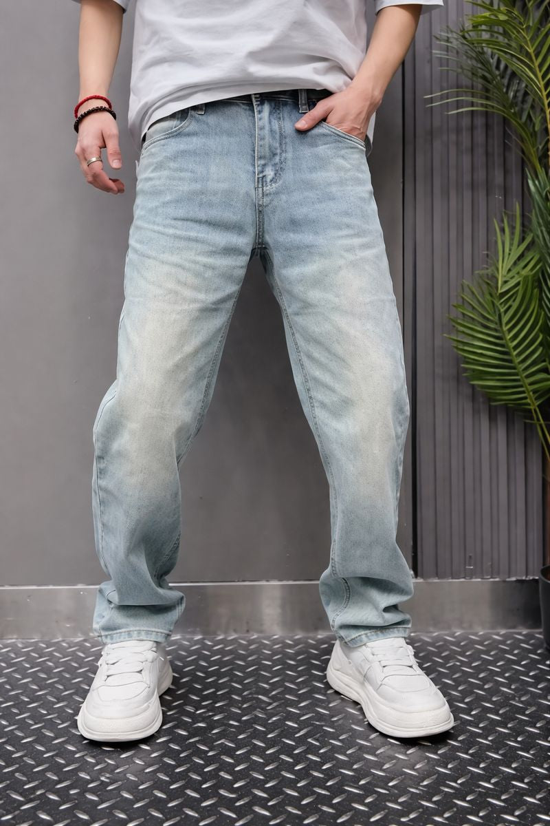 Pantalones rectos para hombre ajustados - Halvor