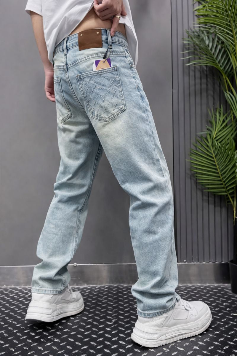 Pantalones rectos para hombre ajustados - Halvor